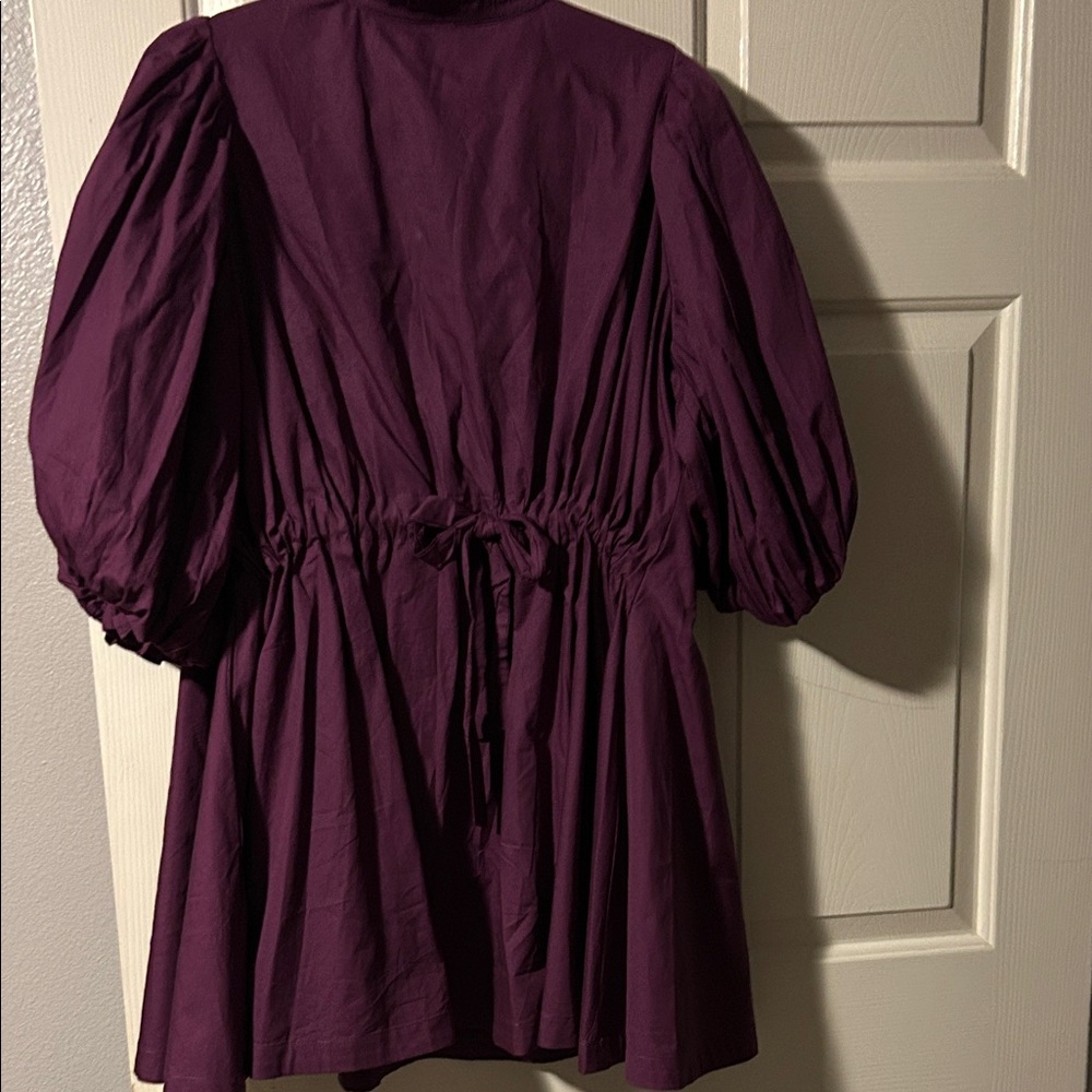 Elegant Purple Women's Dress /shirt - Picture 2 of 2